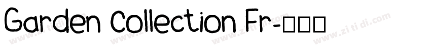 Garden Collection Fr字体转换